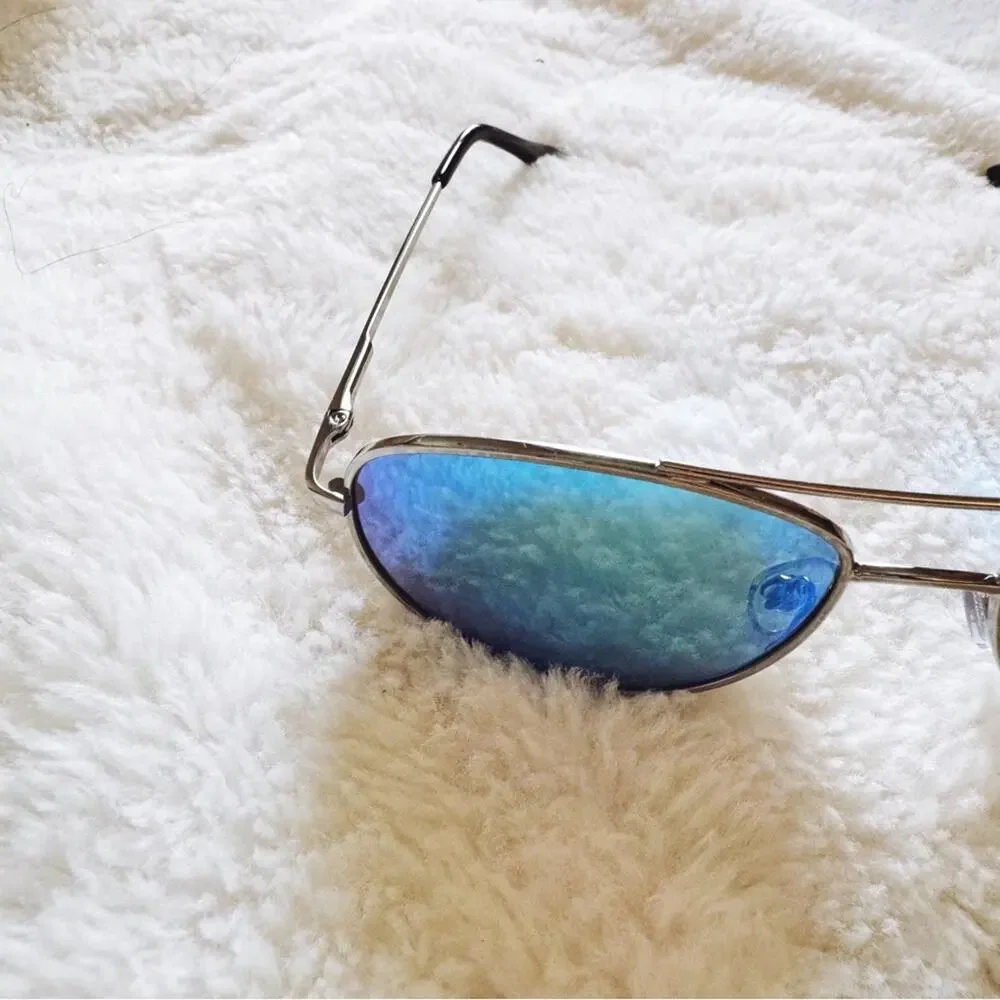 Jace Blue Polarized Classic Aviator Sunglasses